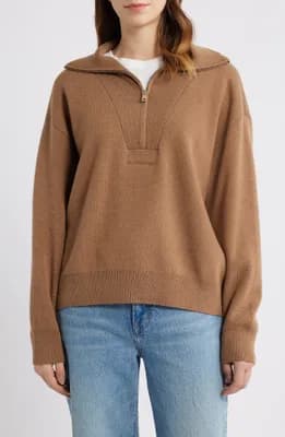 Half Zip Polo Sweater