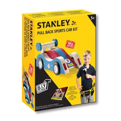 Stanley Jr. Pull-Back Race Car Kit