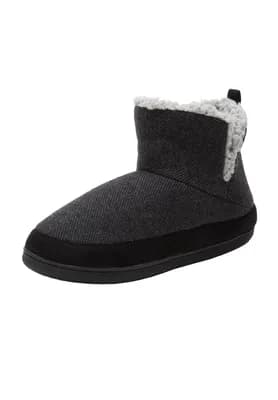 Fleece Lined Comfort Slipper Boot