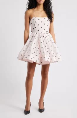 Nancy Cutout Flared Minidress