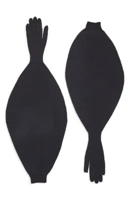 Flake Puff Merino Wool Gloves
