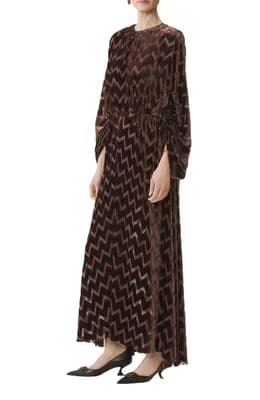Devoré Velvet Dress