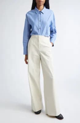 Adele Cotton Button-Up Shirt