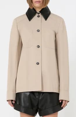 Superbo Gathered Rain Jacket