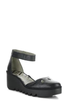 Boij Ankle Strap Platform Wedge Pump