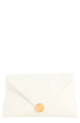 Leather Envelope Clutch
