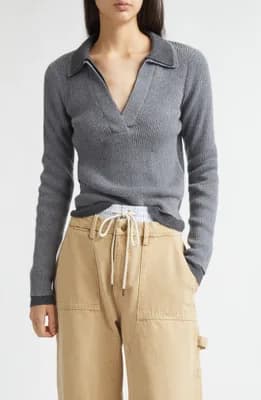 Doubled Cashmere Polo