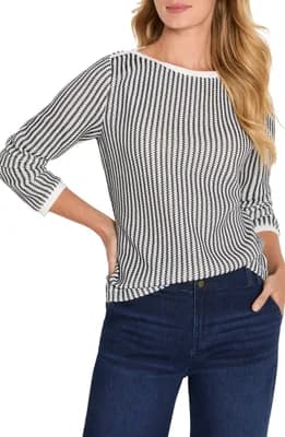 Zigag Knit Top