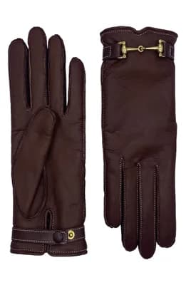 Greco Bit Hardware Leather Gloves