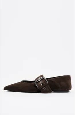Suede Ballerina