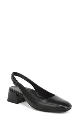 Reyes Block Heel Slingback Pump