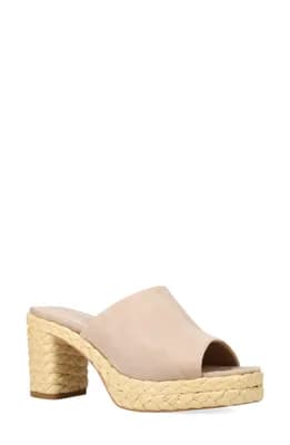 Capree Espadrille Platform Slide Sandal