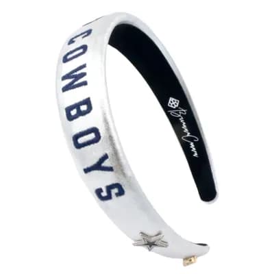 Dallas Cowboys Thin Embroidered Headband