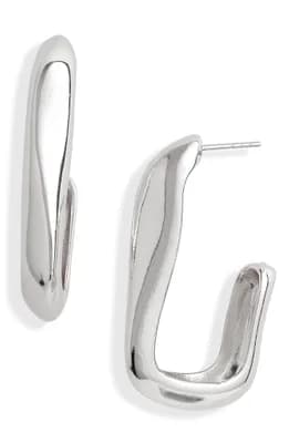 Organic Hoop Earrings