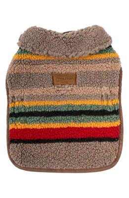 Vintage Camp Fleece Dog Coat