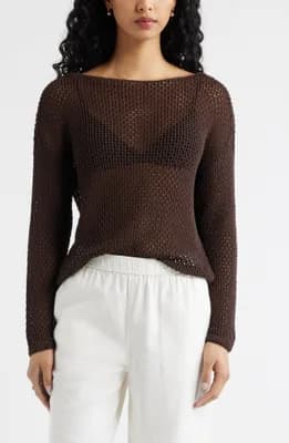 Open Stitch Sweater