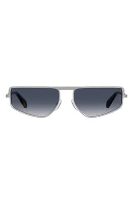 59m Square Flat Top Sunglasses