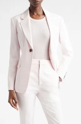 Elza One-Button Blazer