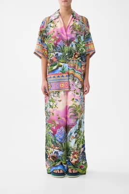 Button Front Lounge Pant