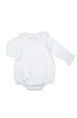 Smocked Collar Bubble Romper