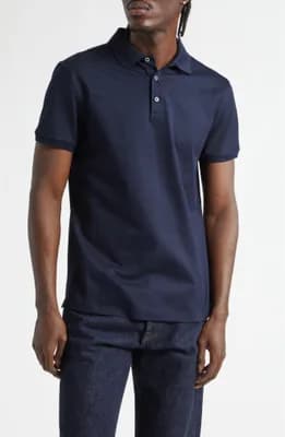Embroidered Logo Cotton Piqué Polo