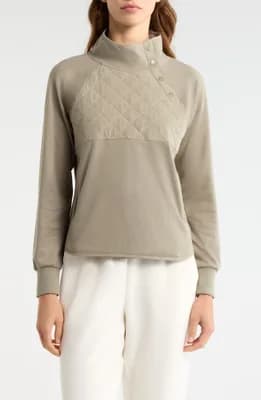 Ellis Mixed Media Pullover