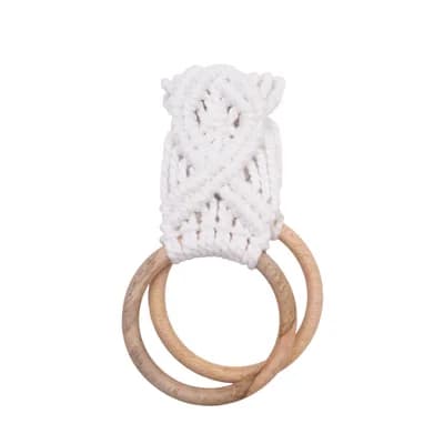 White Dishtowel Holder