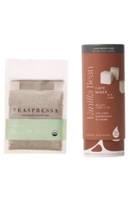 Vanilla Bean Green Tea Latte Set