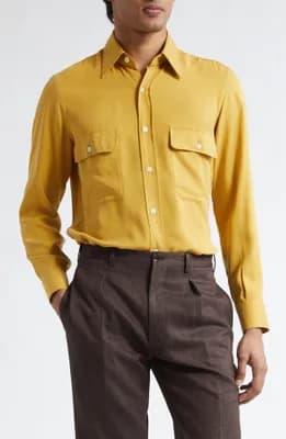 Button-Up Work Shirt
