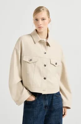 Lightweight cloth outerwear jacket
