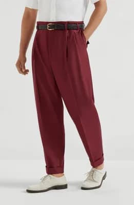 Virgin wool trousers