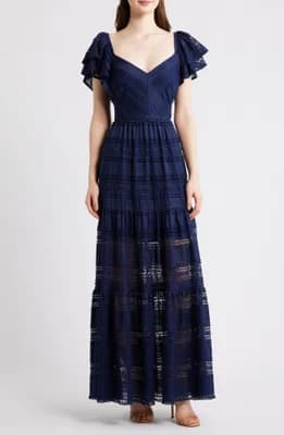 Stretch Lace Gown