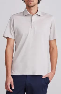 Textured Luxe Polo