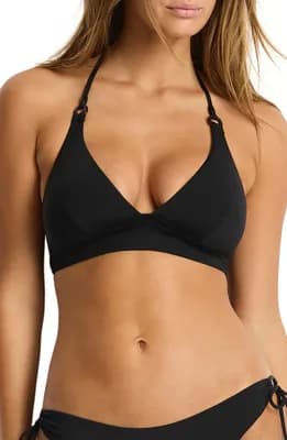 Longline Halter Bikini Top