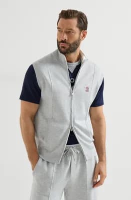Double knit vest