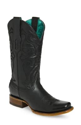Embroidered Western Boot