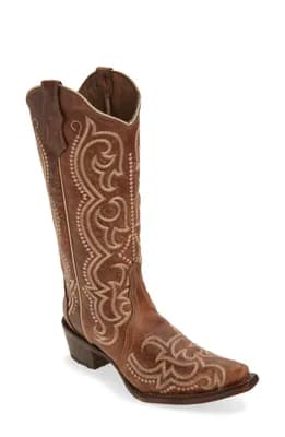 Embroidered Western Boot