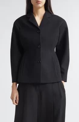 Sculpted Crepe Jacket