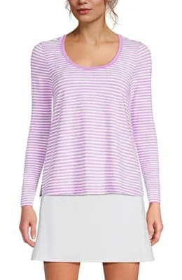 Power Performance Long Sleeve Scoopneck Tee