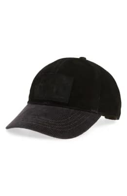 Roughout Suede Baseball Cap