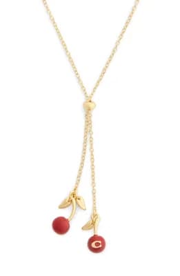 Cherry Bolo Necklace