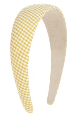 Padded Plaid Headband