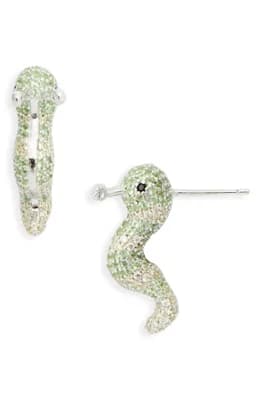 Slug Stud Earrings