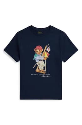Kids' Polo Bear Cotton Graphic T-Shirt
