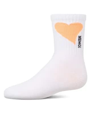 Single Heart Logo Crew Socks