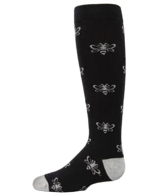Busy Bee Glitter Knee High Socks
