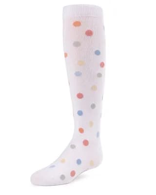Polka Point Knee Socks