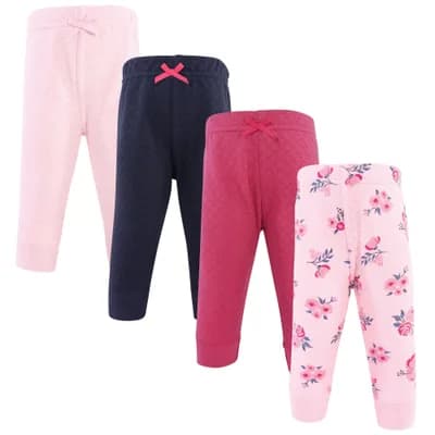 Quilted Jogger Pants 4pk