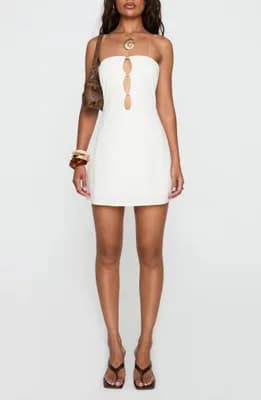 The Motions Strapless Cutout Minidress