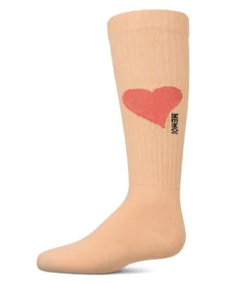 Single Heart Logo Knee High Socks